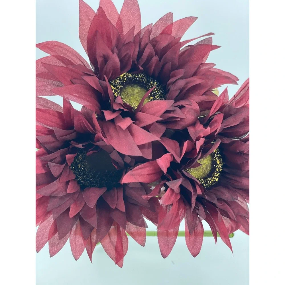 Lot of 22 Ashland Artificial Floral Bundle OS Burgundy Red Fall Decor Excellent